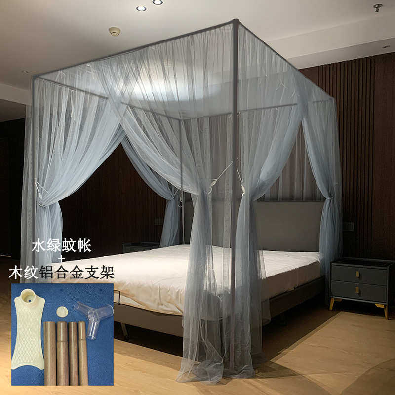 拼接老式床落地纱帐加大订幔家用可可可蚊帐特殊新款订床2024