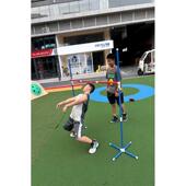 幼儿园感统训练器材下腰过杆套圈游戏新户外运动跨栏团建亲子道具