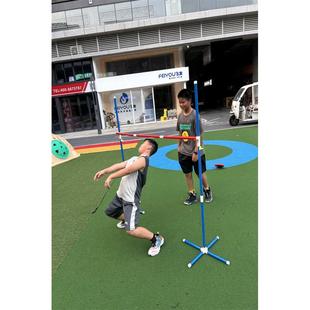 幼儿园感统训练器材下腰过杆套圈游戏新户外运动跨栏团建亲子道具