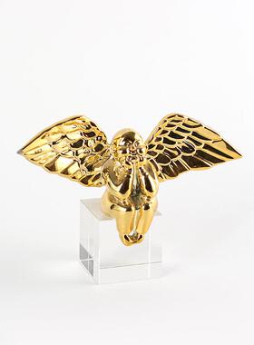 现代简茶约板房样几桌面天使装饰摆件Z01710-1售楼处脚丫意创艺术