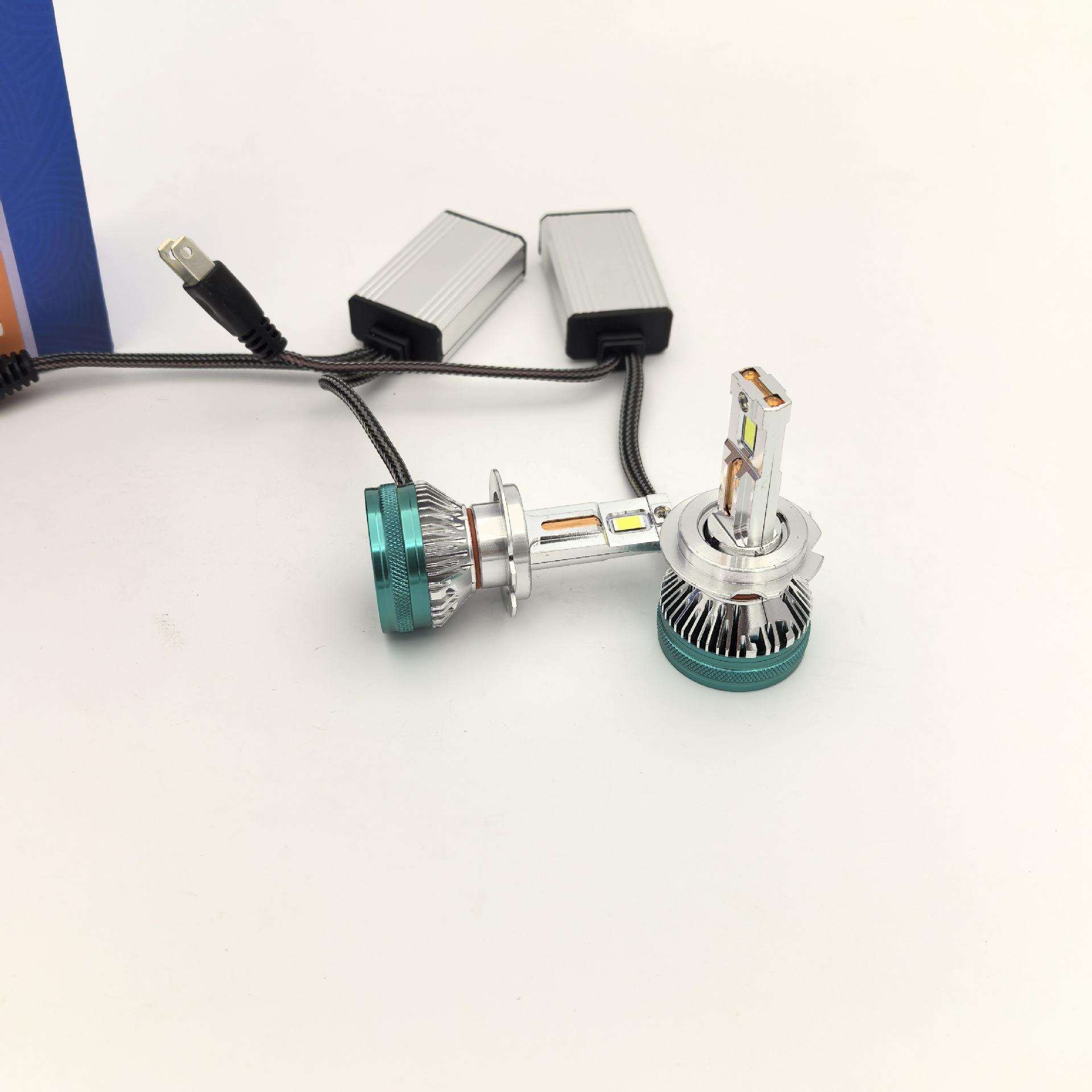 汽车LED灯泡前大灯H1H3H4H7H8H11聚光LED灯改装前照灯远近光灯