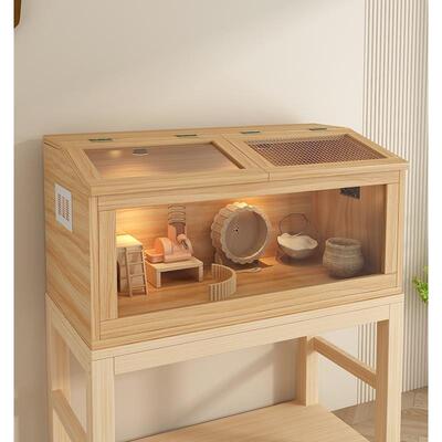 仓鼠压克力箱宠物rat刺猬别墅套装金丝熊笼子乌龟饲养窝小屋房子