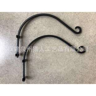 2件装造型极简铁艺挂钩墙角可挂花篮路灯铁艺挂钩