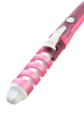 科美安全防高温螺旋卷发器批发大卷小卷发棒陶瓷发KM1026