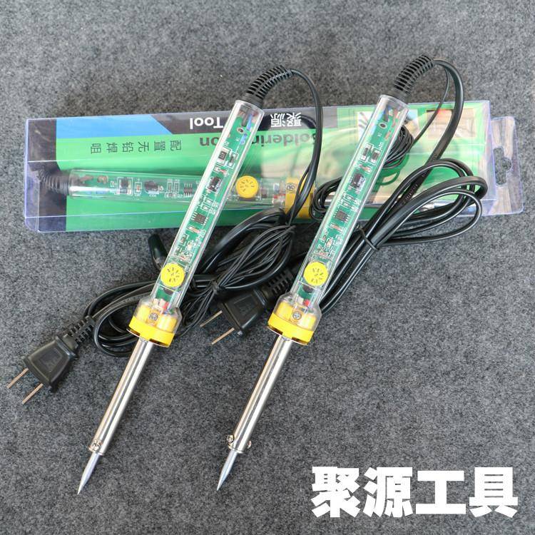 聚源JY 60W可调温电烙铁套装 无铅恒温烙铁 家用电烙铁焊锡工具图片
