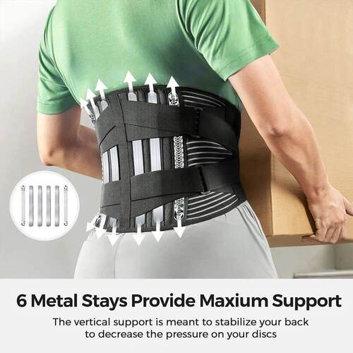 Back Braces Waist Belt Men Women Work Lower Back Pain Relief