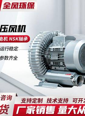 RB21全风高压风RVM机0.25K-W真空台吸附漩涡D气泵平真空箱高压风