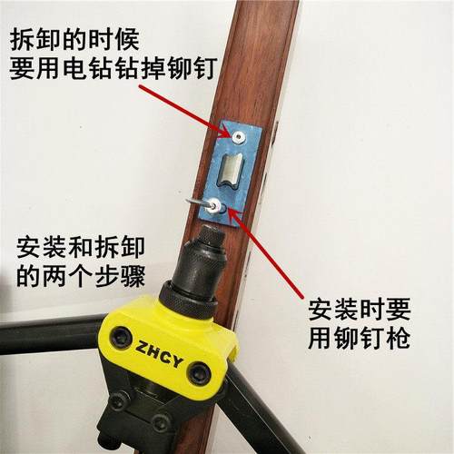 新款厕所锁无钥匙卫生间门锁厨房铝合金工程玻璃卫浴通用型门把手