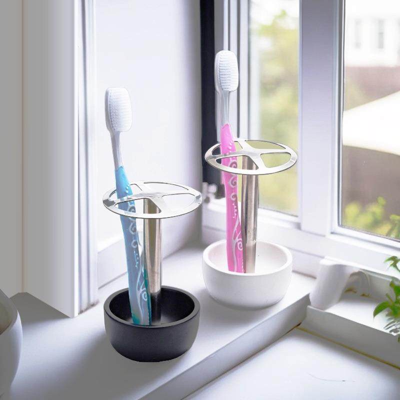 304不锈钢牙刷架收纳置物架台面浴室牙具座摆台创意牙刷杯免打孔,家庭/个人清洁工具,牙刷架/牙具座,淘宝优惠券,粉丝福利购,淘宝优惠卷