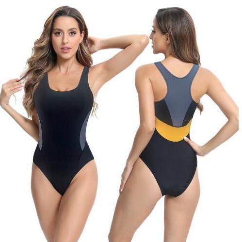 Swimsuit splicing one-piece competitive bikini