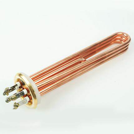 不锈钢商业开水器加热管380v6000w 法兰加热管水箱加热棒9000w