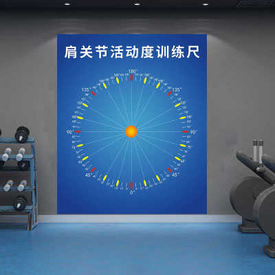 肩关节活动度训练尺墙纸骨科诊所运动医学检测工具壁画