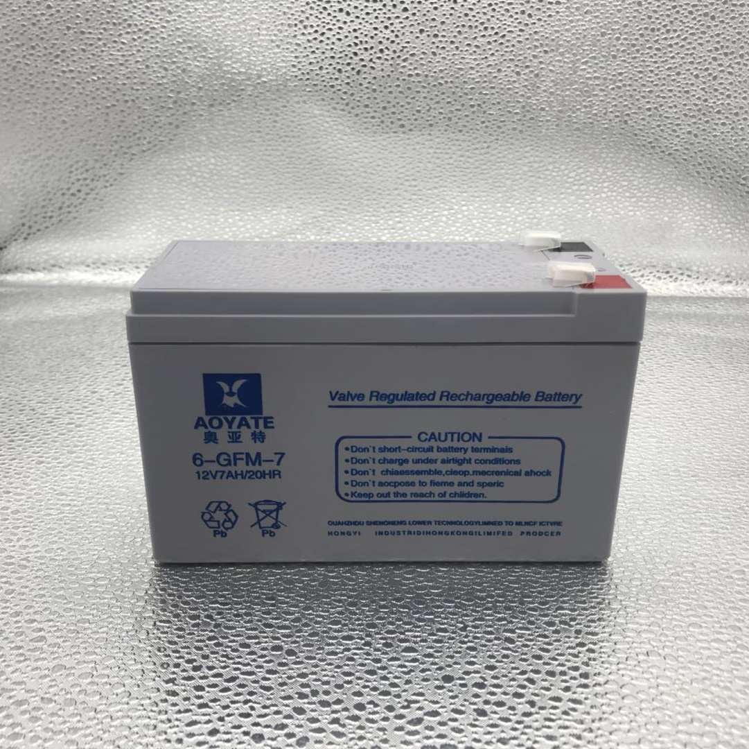 奥亚特蓄电池6-GFM-7 12V7A9A17A24A38A40A65A100AH消防/电梯/UPS