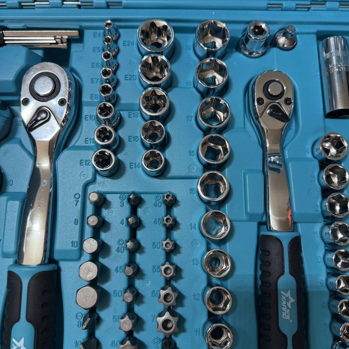 172件套套装工具组套维修组合套筒匹头汽修家用工具全套