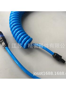 JOSOT高品质PU线圈软管 伸缩管 PU气管 聚氨酯螺旋管 T-1005J