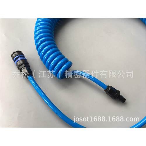 JOSOT高品质PU线圈软管 伸缩管 PU气管 聚氨酯螺旋管 T-1005J