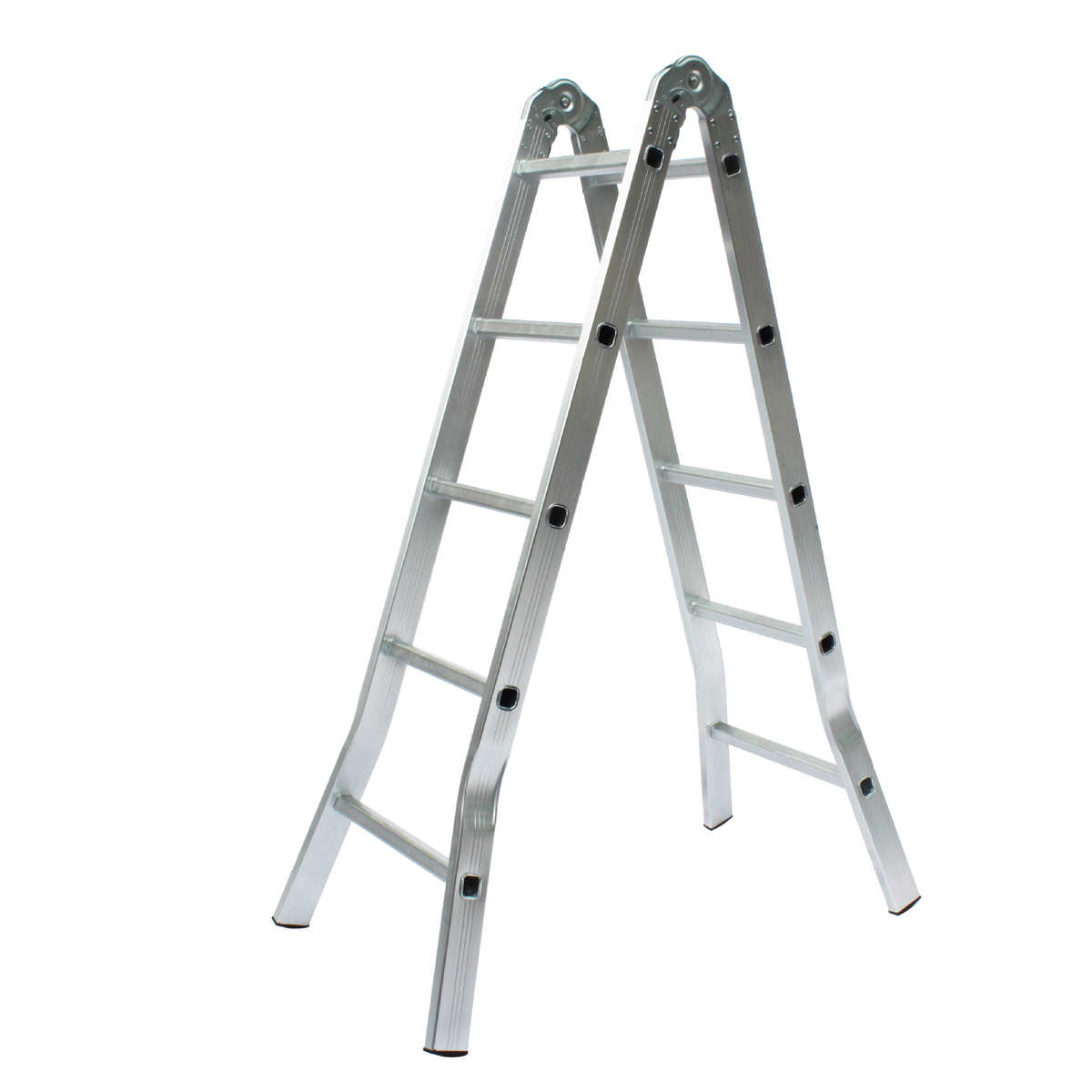 永康厂家直销 优质加厚铝合金款 多功能折叠工程梯 八字人字梯