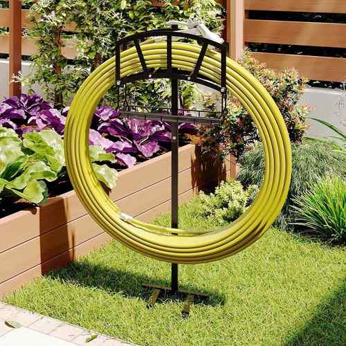 新款软管支可拆卸金支属架水管JKA软管架软管挂架式立花园软管存