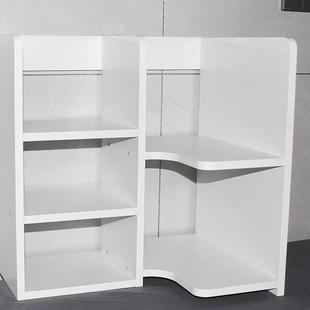 小书储物柜桌面收纳多层转角物置办公桌整理桌上简易小书柜架收纳