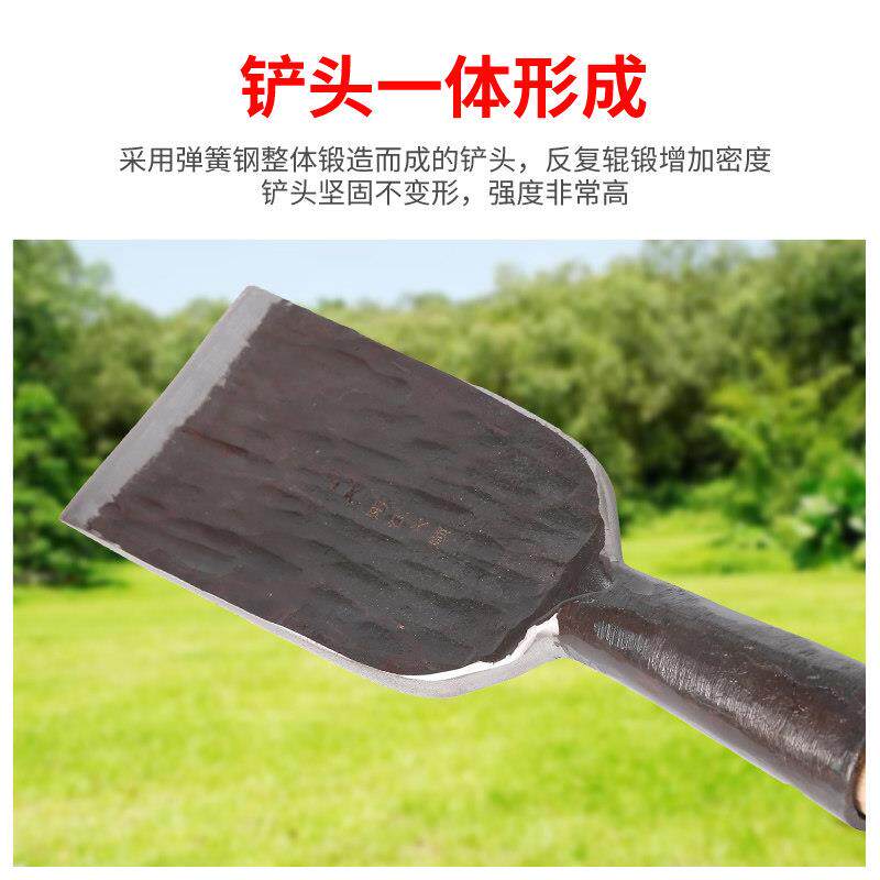 手工移锻打加厚挖树铲挖坑洛用阳铲子WMV树根锹电杆洞工具挖农笋