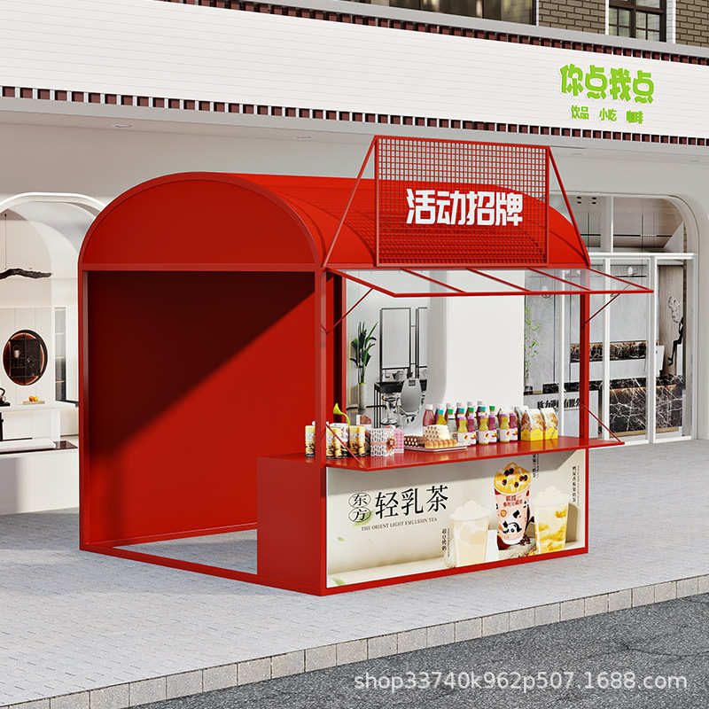 活动展会摊位架户外花车集市夜市餐车文旅促销创意铁艺摆摊展示架