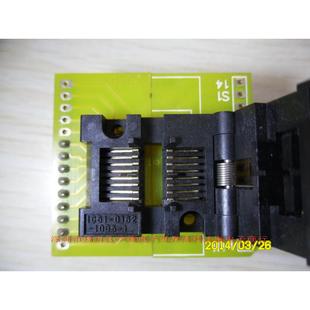 105 IC烧录GZB座SOP2 016 14带1盖子IC51M 1脚距1.27M 6特殊SOP