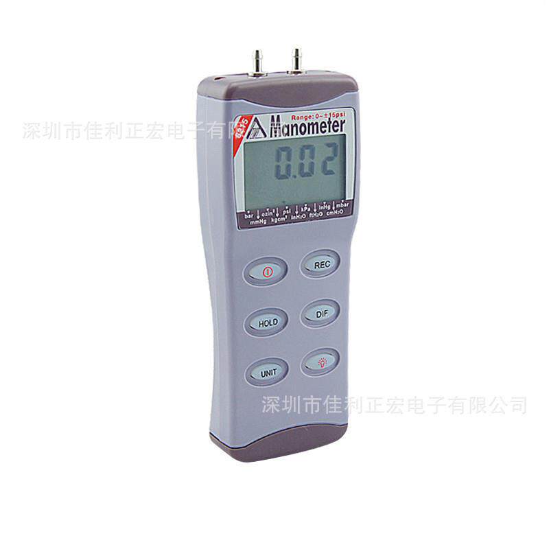 AZ8215智能压力计数显压差表电子式压差表压力计电子压差表