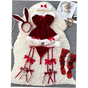 Christmas Women Bodysuits Lingerie Sexy SetsFashion Sleepwea