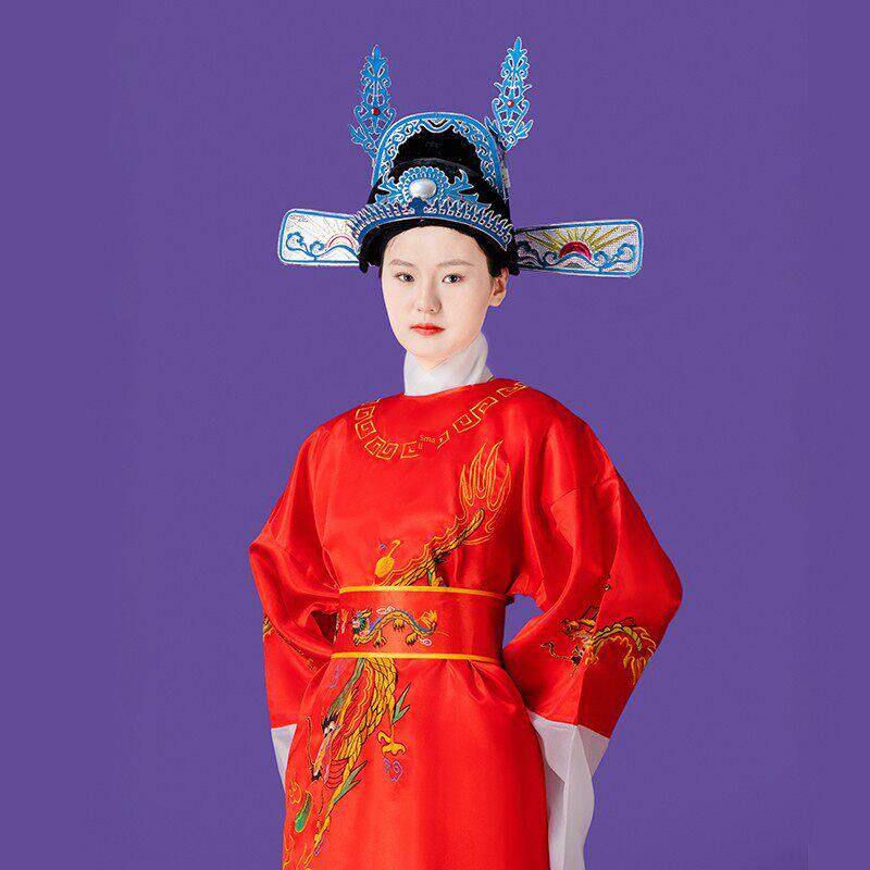 中秋饼1号元帽1号元服1号元帽新郎帽中国婚礼中上元夏马饼1号元