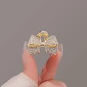 发卡蝴蝶结小抓夹2024年新款 头饰公主头抓夹发卡气质顶夹高级感