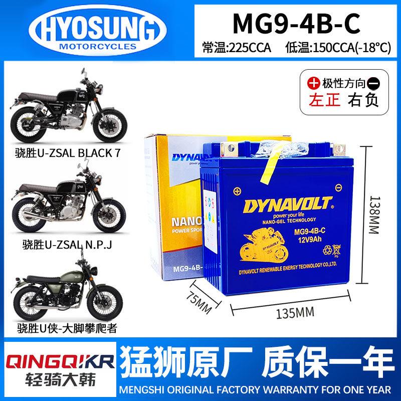 轻骑大韩骁胜晓星GV300 GV300S 250 350S GV650坦影250游侠电瓶图片