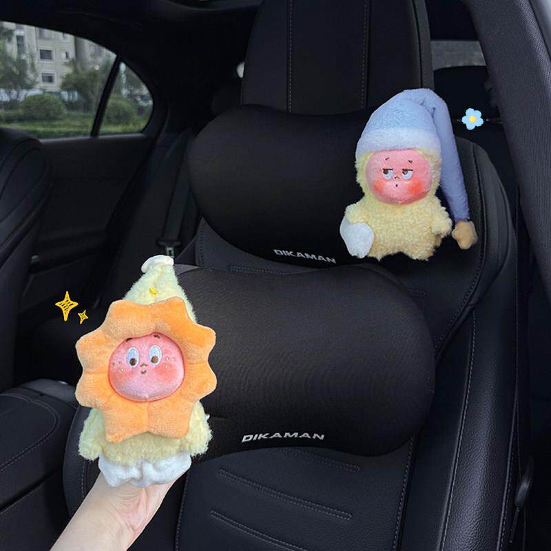 可爱汽车枕头护颈枕开车车内靠枕车载座椅主驾驶车内套装四季通用