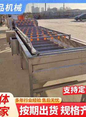 萝卜压喷淋翻滚清洗机节水型气泡清洗机变频调速清洗机
