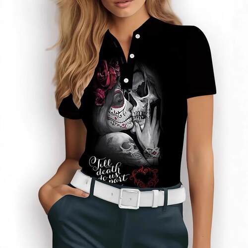 Printed pattern women's top