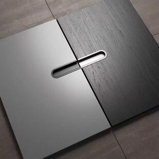 意式简约衣橱柜半截隐形拉手嵌入式暗拉手推拉门U型拉手抽屉把手