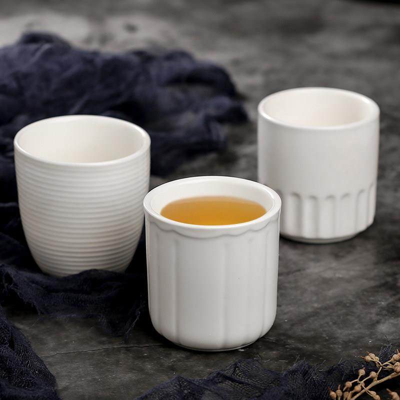 茶杯，纯白陶瓷杯，酒店桌，早茶室，餐厅，酒店，口杯，餐饮，茶,餐饮具,茶杯,淘宝优惠券,粉丝福利购,淘宝优惠卷