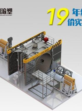 温岭CS-4000穿梭式节能滚塑机 水马检查井化粪池设备厂家