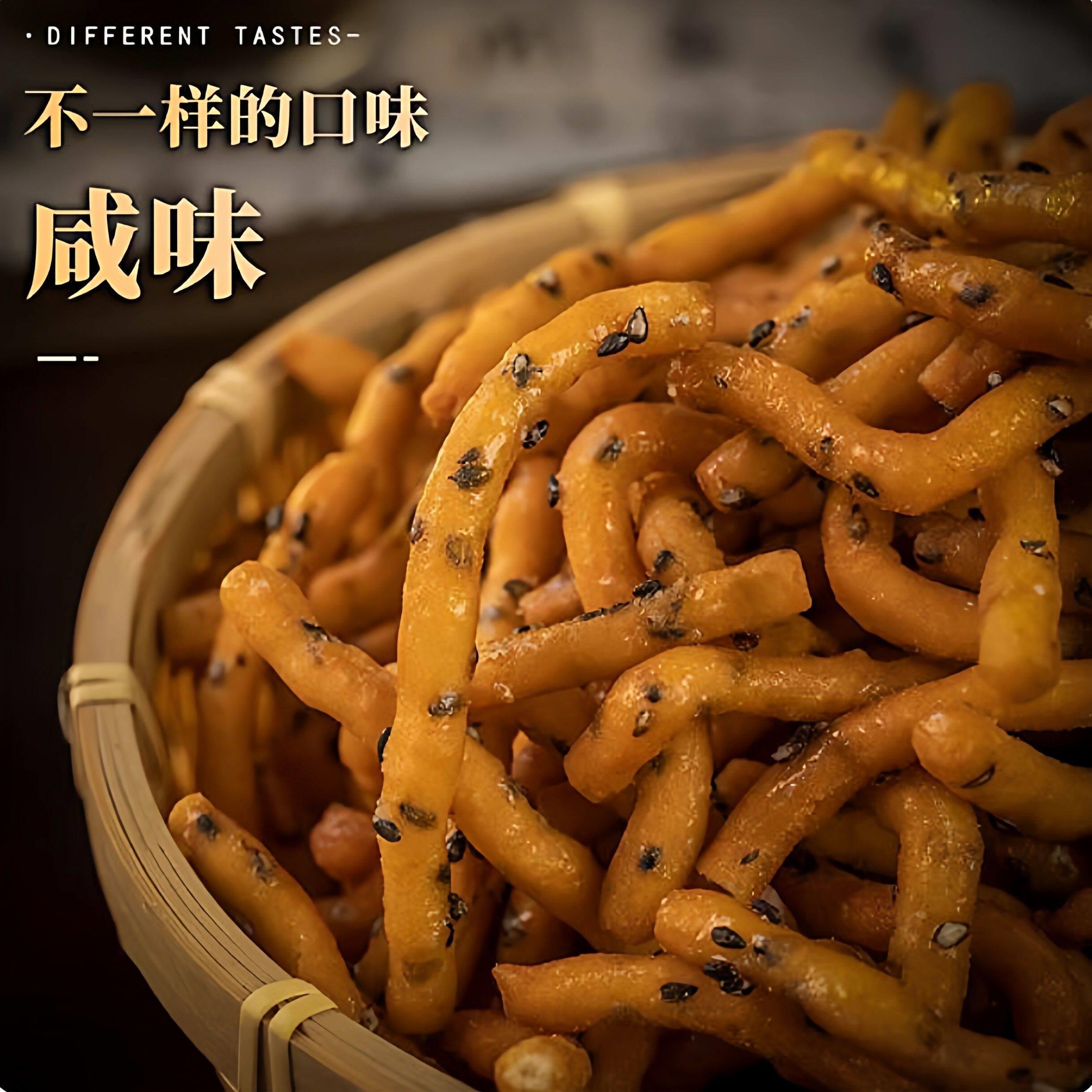 徐州老式京果条500g金骨条休闲解馋小零食手工金果条江米条金果棒