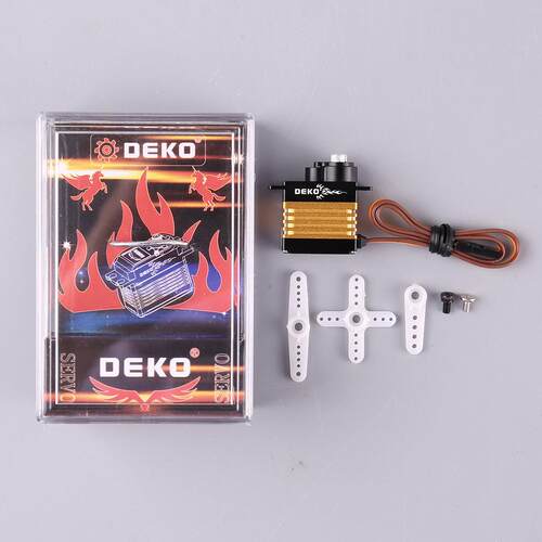 DEKO高压舵机 D1102 全金属微型大扭力舵450-480直升机十字盘舵机