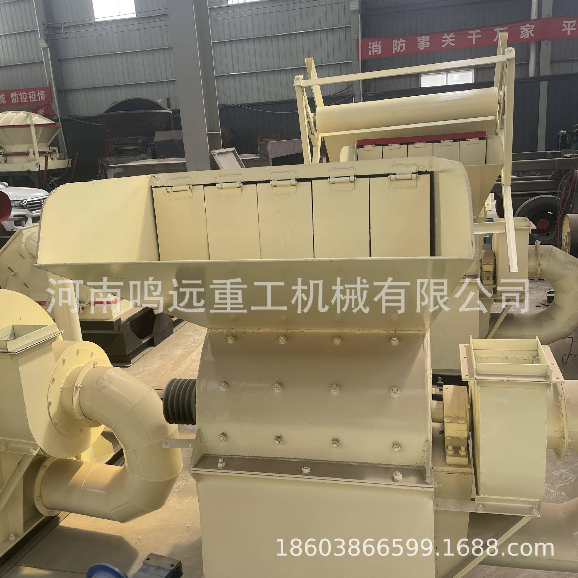 现货秸秆树根木材破碎机竹子原木菌类锯末大型木材粉碎机