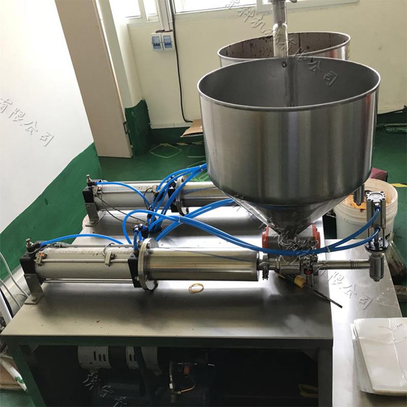 粘稠类膏体灌装机蜂蜜辣椒酱定量装瓶机可带加热膏体类灌料机
