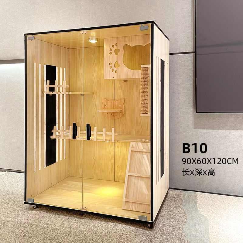 猫屋木质柜猫猫猫猫别墅笼笼别墅窝猫舍猫猫猫窝猫房子猫别墅笼子