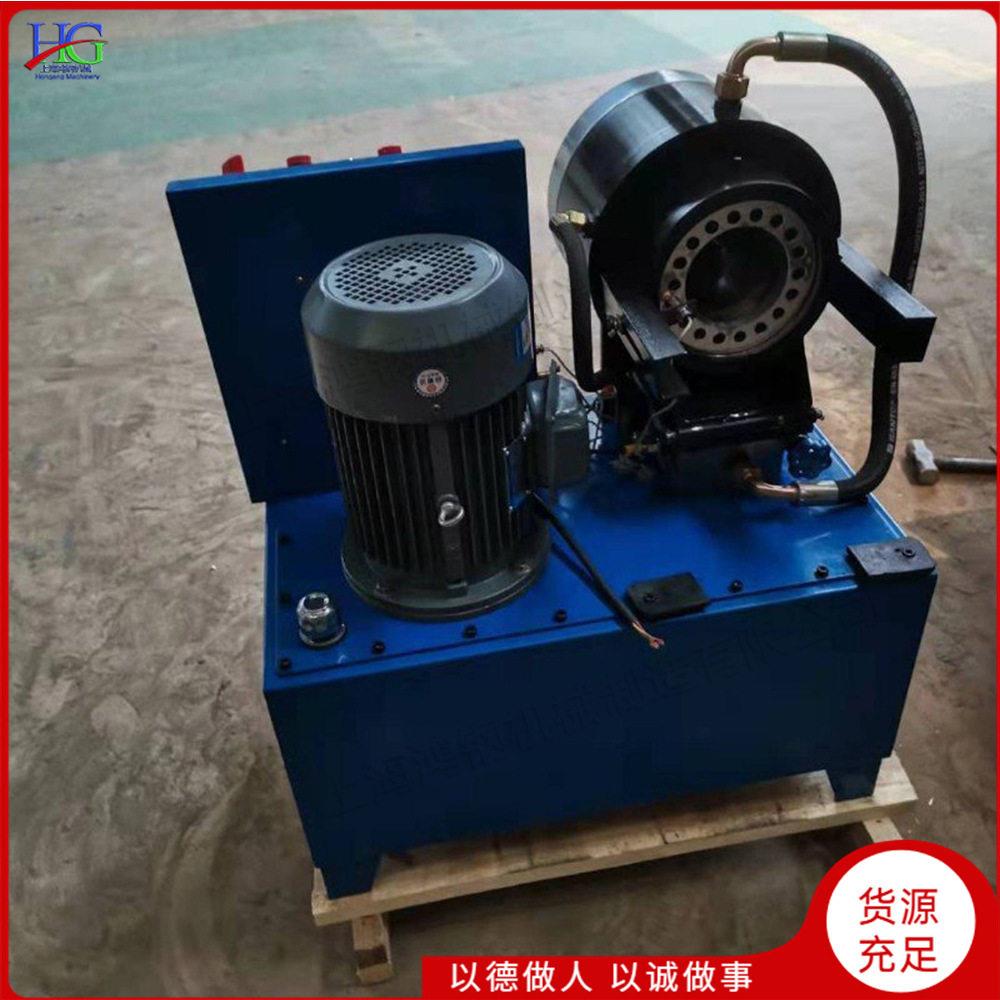 全自动液压缩管机车架大棚钢管压管机小型立式方管圆管对接机