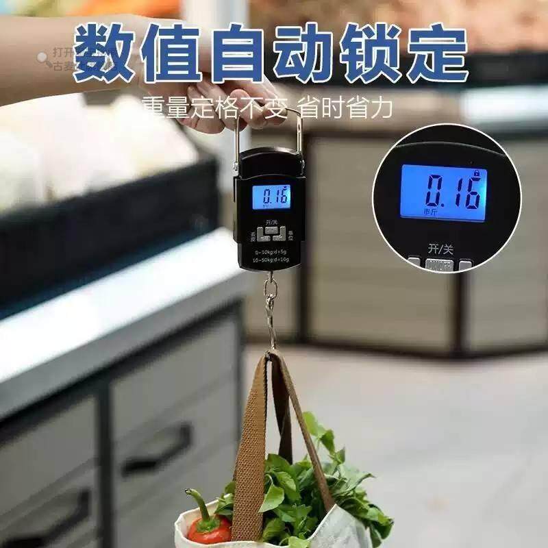 便携式称重器手提电子秤弹簧秤高精度称便捷式家用随身带多功能称