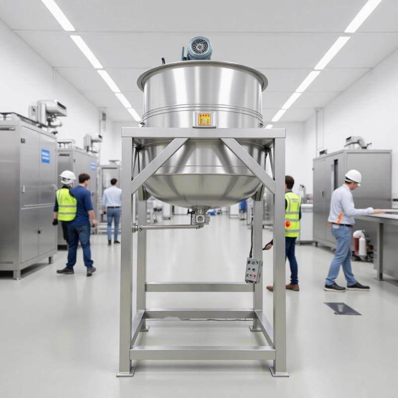 销售生产1吨指甲油染剂搅拌罐化妆品混合设备电加热液体配料罐