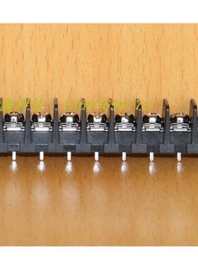 DECA台湾进联9.5间距9位黑色焊板螺丝接线美规端子台T34-BM11