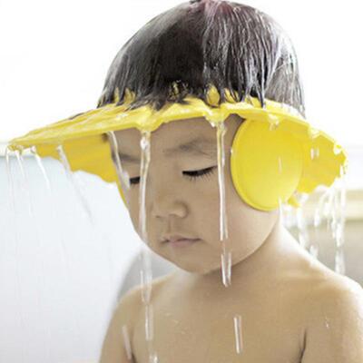 Children's Bath Cap Baby Bathing Hat Shampoo Hat Adjustable