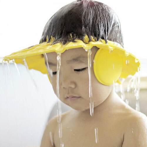 Children's Bath Cap Baby Bathing Hat Shampoo Hat Adjustable