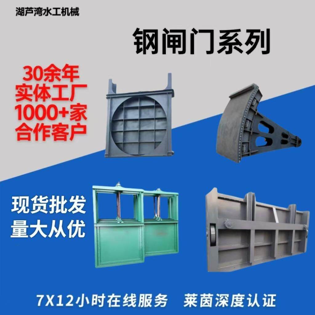 大型钢闸门液动限流止水闸门下开式液压控制水库电站不锈钢闸板门