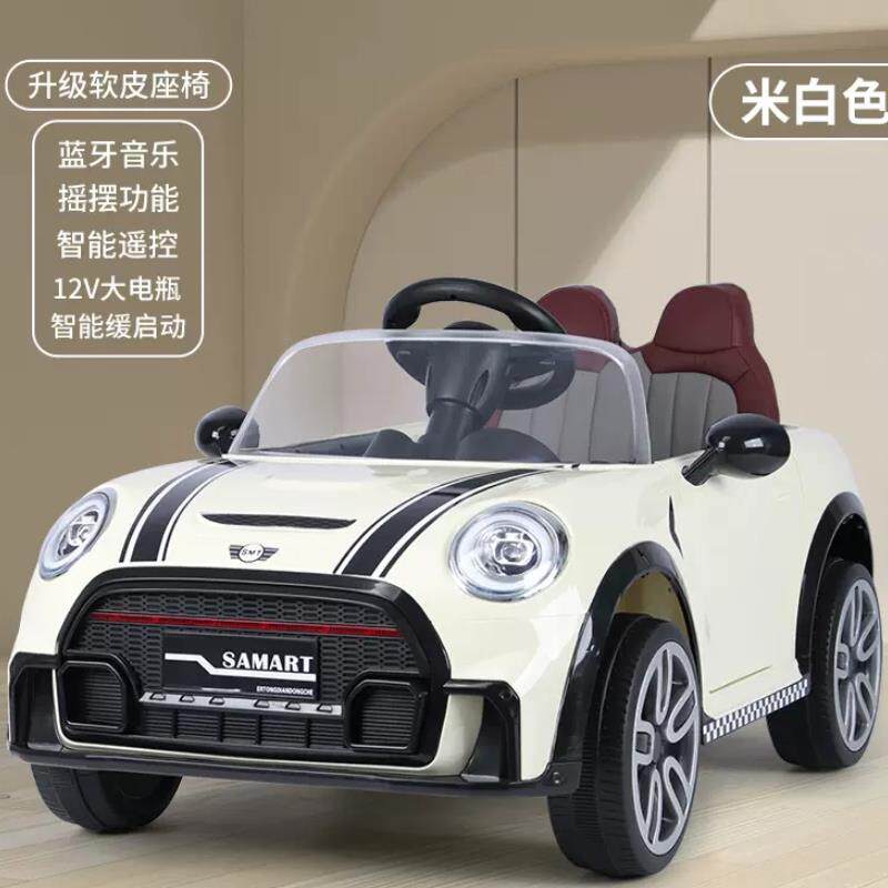 正品儿童电动车四轮汽马车可坐大人男孩可遥控玩具i宝宝女min彷真